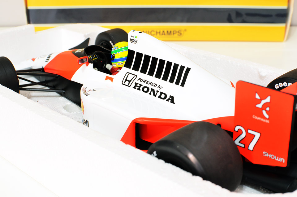 AYRTON SENNA 1990 MCLAREN MP4/5B 1:18